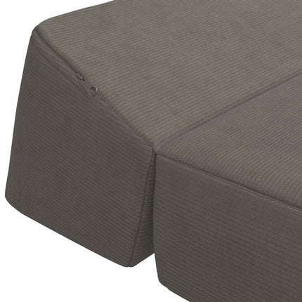 Fällbar Soffbed Ljusgrå 120 x 60 x 49 cm Tyg