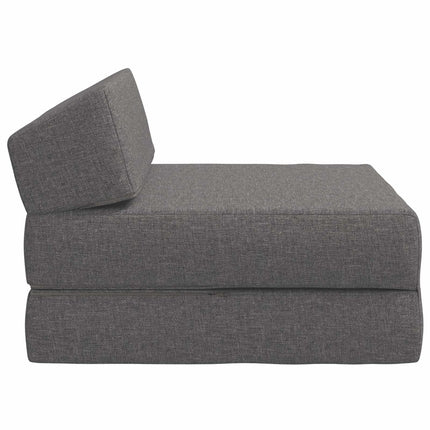 Fällbar Soffbed Ljusgrå 60 x 70 x 41 cm Tyg