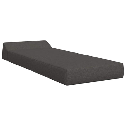Fällbar Soffbed Mörkgrå 60 x 70 x 41 cm Tyg