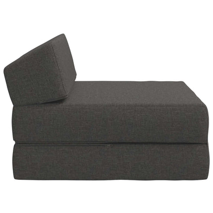 Fällbar Soffbed Mörkgrå 60 x 70 x 41 cm Tyg
