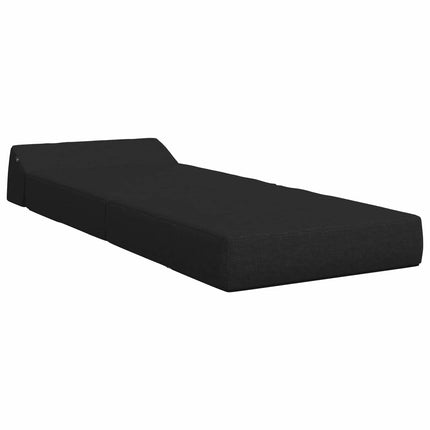 Fällbar Soffbed Svart 60 x 70 x 41 cm Tyg