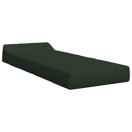 Fällbar Soffbed Mörkgrön 60 x 70 x 41 cm Tyg