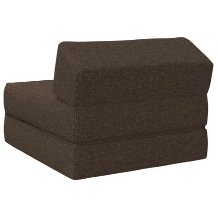 Fällbar Soffbed Taupe 60 x 70 x 41 cm Tyg
