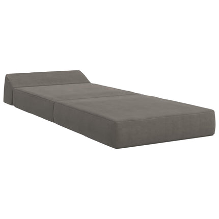 Fällbar Soffbed Ljusgrå 60 x 70 x 41 cm Tyg