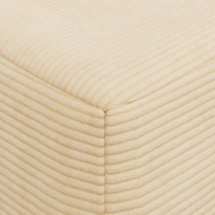 Fällbar Soffbed Gräddvit 60 x 70 x 41 cm Tyg