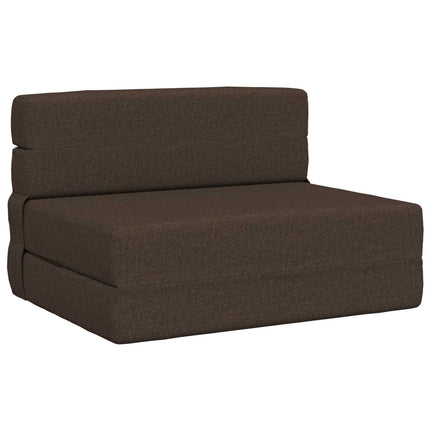 Fällbar Soffbed Taupe 70 x 72 x 60 cm Tyg