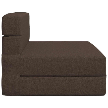 Fällbar Soffbed Taupe 70 x 72 x 60 cm Tyg