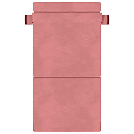 Fällbar Soffbed Rosa 70 x 72 x 60 cm Tyg
