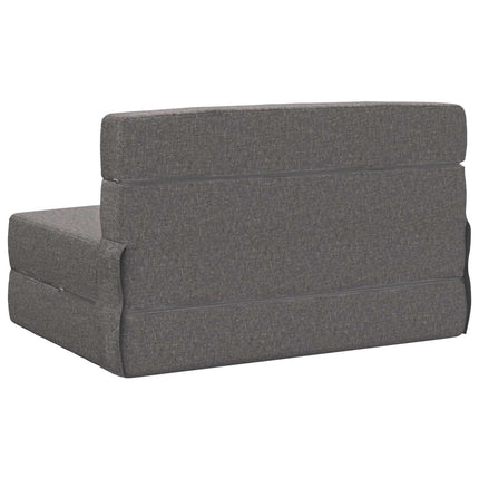 Fällbar Soffbed Ljusgrå 100 x 80 x 60 cm Tyg