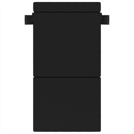 Fällbar Soffbed Svart 100 x 80 x 60 cm Tyg
