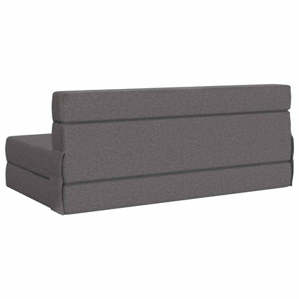 Fällbar Soffbed Ljusgrå 152 x 86,5 x 60 cm Tyg