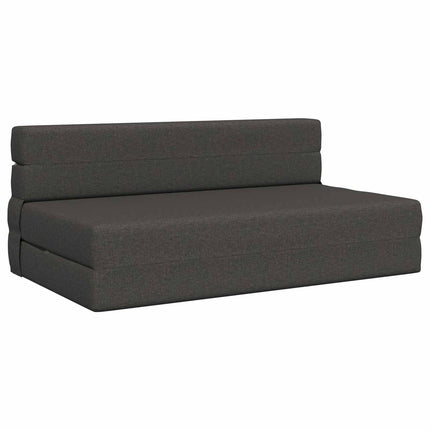 Fällbar Soffbed Mörkgrå 152 x 86,5 x 60 cm Tyg