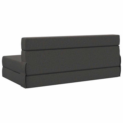 Fällbar Soffbed Mörkgrå 152 x 86,5 x 60 cm Tyg