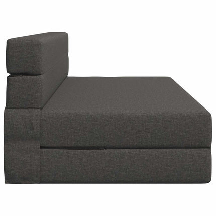 Fällbar Soffbed Mörkgrå 152 x 86,5 x 60 cm Tyg
