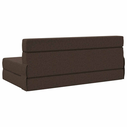 Fällbar Soffbed Taupe 152 x 86,5 x 60 cm Tyg