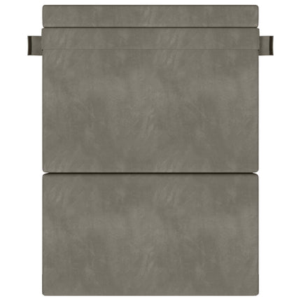 Fällbar Soffbed Ljusgrå 152 x 86,5 x 60 cm Tyg