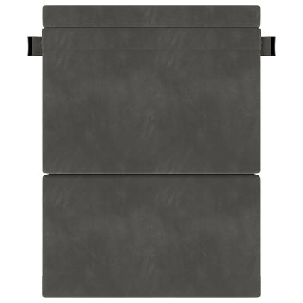 Fällbar Soffbed Mörkgrå 152 x 86,5 x 60 cm Tyg
