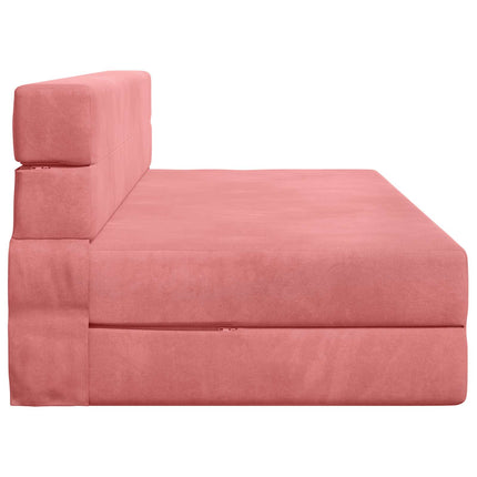 Fällbar Soffbed Rosa 152 x 86,5 x 60 cm Tyg