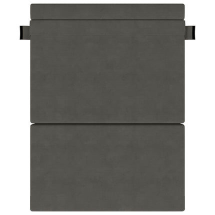 Fällbar Soffbed Mörkgrå 152 x 86,5 x 60 cm Tyg