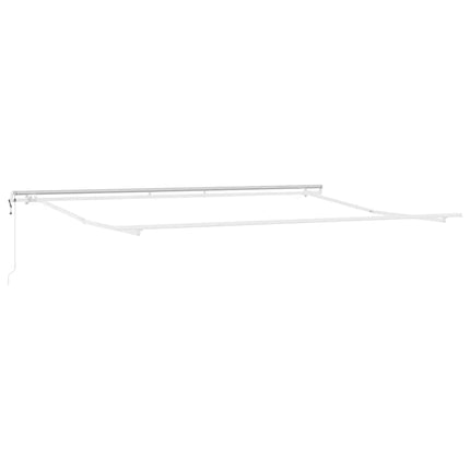 Utfällbar markis Orange och Brunt 400 × 300 cm