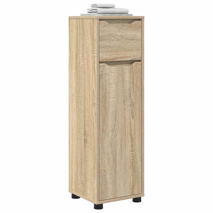 Badrumsskåp Sonoma-ek 30,5 x 30 x 101 cm Konstruerat trä