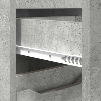 Badrumsskåp Betonggrå 30,5 x 30 x 101 cm Konstruerat trä
