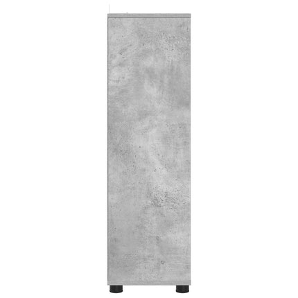Badrumsskåp Betonggrå 30,5 x 30 x 101 cm Konstruerat trä