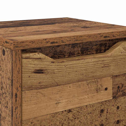 Badrumsskåp Gammalt trä 30,5 x 30 x 101 cm Konstruerat trä