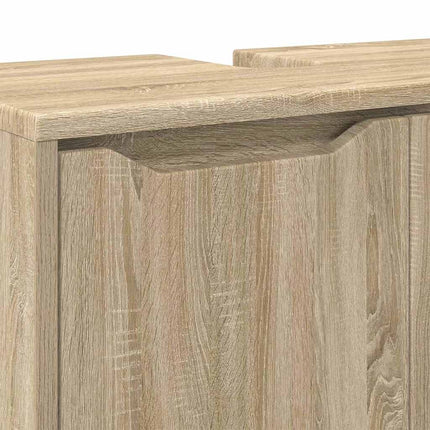 Badrumsvaskskåp Sonoma-ek 60 x 30 x 60 cm Konstruerat trä