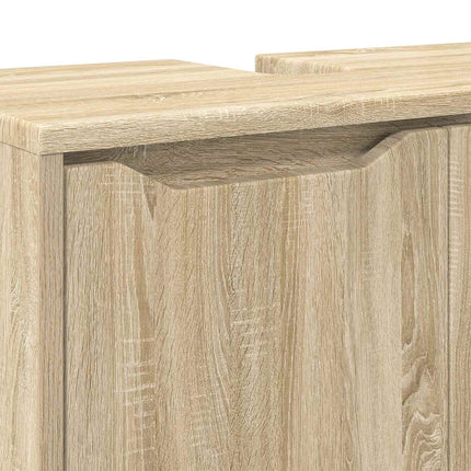 Badrumsvaskskåp Sonoma-ek 60 x 30 x 60 cm Konstruerat trä