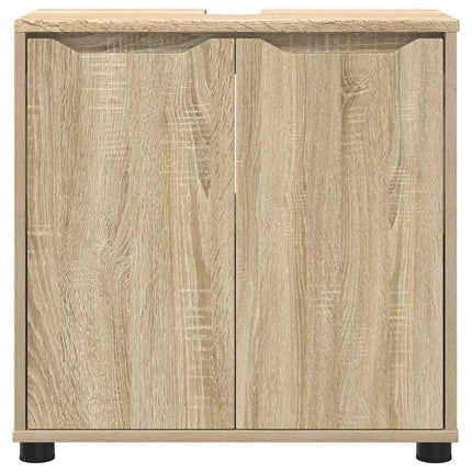 Badrumsvaskskåp Sonoma-ek 60 x 30 x 60 cm Konstruerat trä