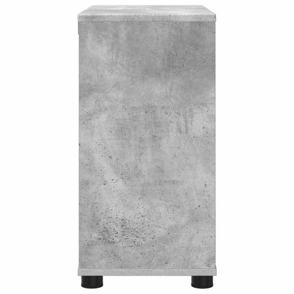 Badrumsvaskskåp Betonggrå 60 x 30 x 60 cm Konstruerat trä