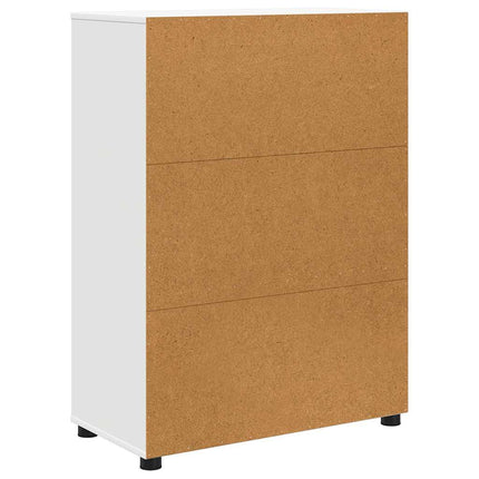 Badrumsskåp med låda Vit 72,5 x 36,5 x 100 cm Konstruerat trä