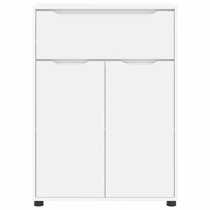 Badrumsskåp med låda Vit 72,5 x 36,5 x 100 cm Konstruerat trä