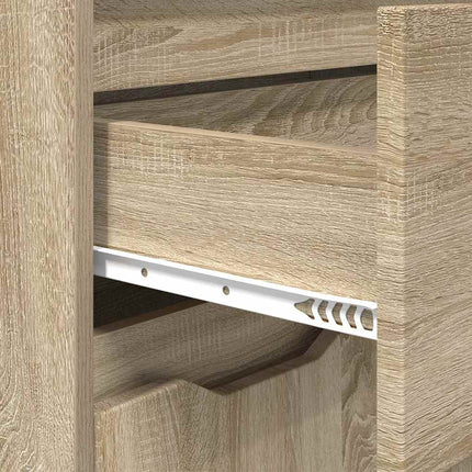 Badrumsskåp Sonoma-ek 72,5 x 36,5 x 100 cm Konstruerat trä