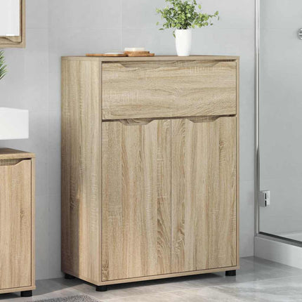 Badrumsskåp Sonoma-ek 72,5 x 36,5 x 100 cm Konstruerat trä