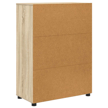Badrumsskåp Sonoma-ek 72,5 x 36,5 x 100 cm Konstruerat trä