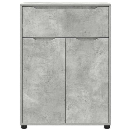 Badrumsskåp Betonggrå 72,5 x 36,5 x 100 cm Konstruerat trä
