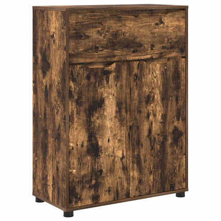Badrumsskåp Rökt ek 72,5 x 36,5 x 100 cm Konstruerat trä