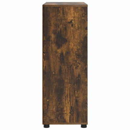Badrumsskåp Rökt ek 72,5 x 36,5 x 100 cm Konstruerat trä