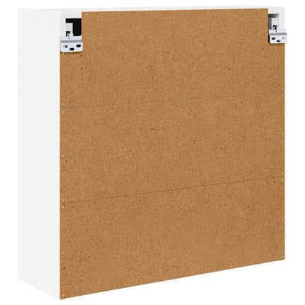 Badrumsspegelskåp Vit 60 x 20 x 60 cm Konstruerat trä