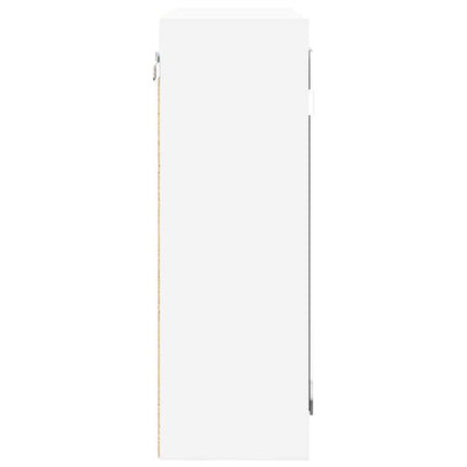Badrumsspegelskåp med hylla Vit 60 x 20 x 60 cm Konstruerat trä