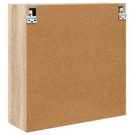 Badrumsspegelskåp Sonoma-ek 60 x 20 x 60 cm Konstruerat trä