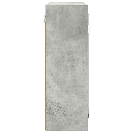 Badrumsspegelskåp Betonggrå 60 x 20 x 60 cm Konstruerat trä
