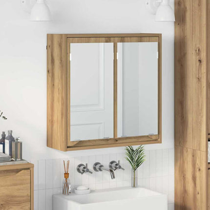 Badrumsspegelskåp Artisan Ek 60 x 20 x 60 cm Konstruerat trä