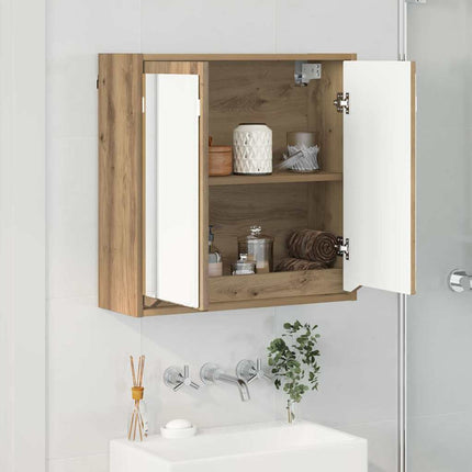 Badrumsspegelskåp Artisan Ek 60 x 20 x 60 cm Konstruerat trä