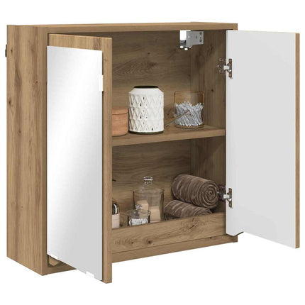 Badrumsspegelskåp Artisan Ek 60 x 20 x 60 cm Konstruerat trä