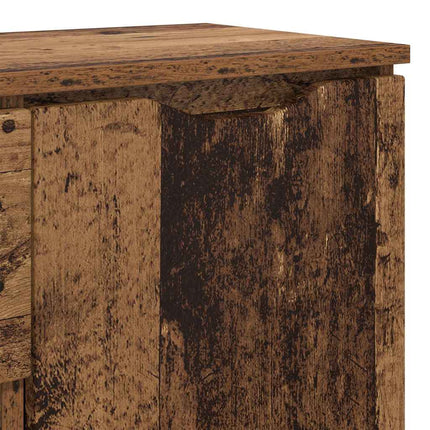 Sideboard med låda Gammalt trä 100 x 30 x 65,6 Konstruerat trä