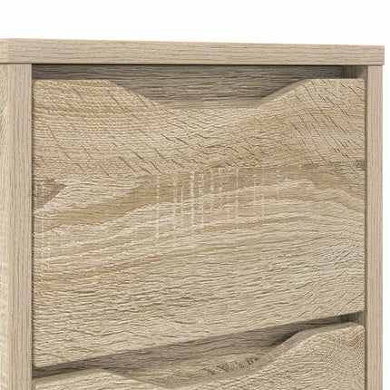 Sängbord med låda Sonoma-ek 30,5 x 30 x 43 cm Konstruerat trä