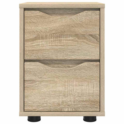 Sängbord 2 pcs Sonoma-ek 30,5 x 30 x 43 cm Konstruerat trä